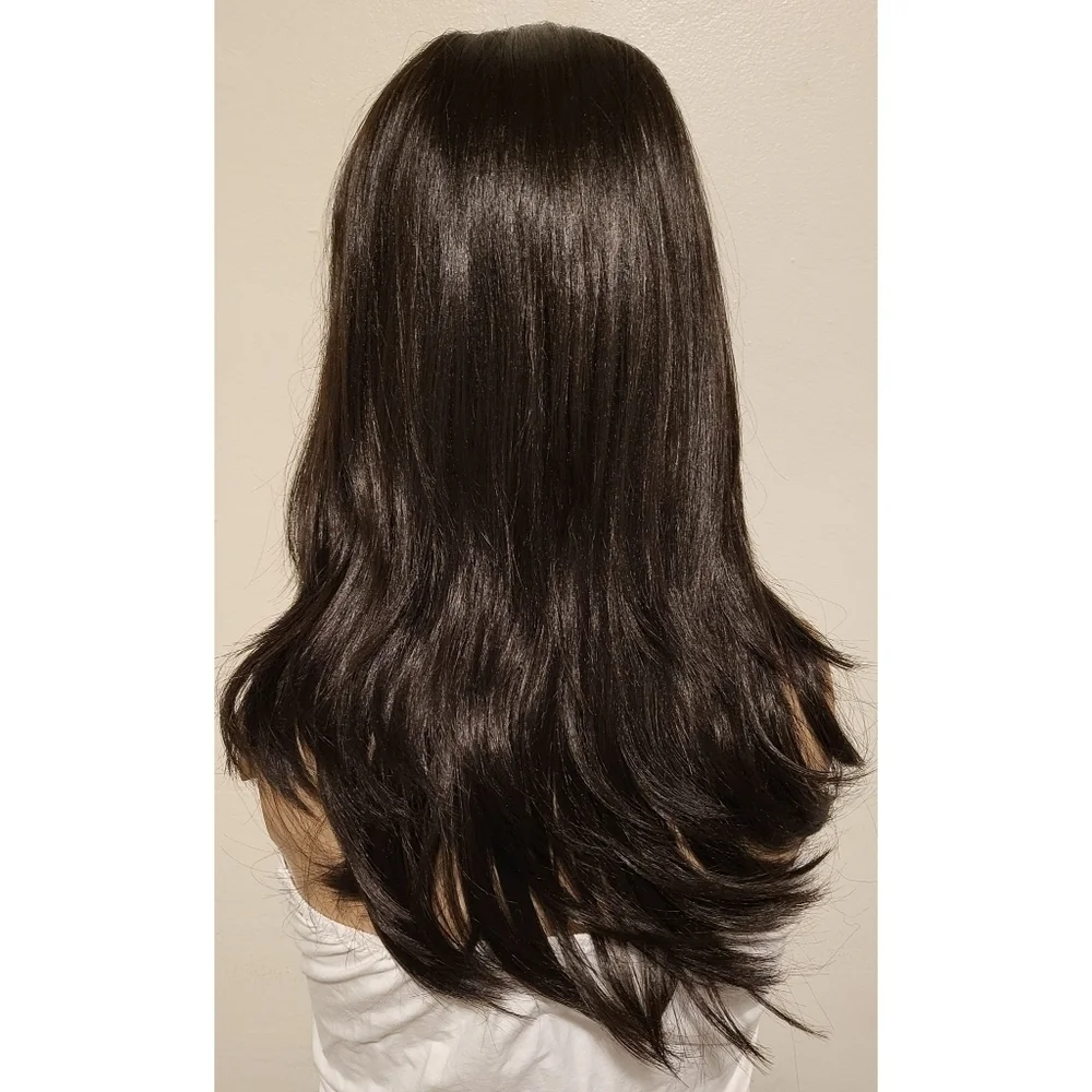 Meghan Mono Wig by Wigs Forever (CysterWigs)  - (color - Black Magic)